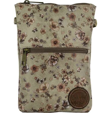 Citybag blommig 232 beige